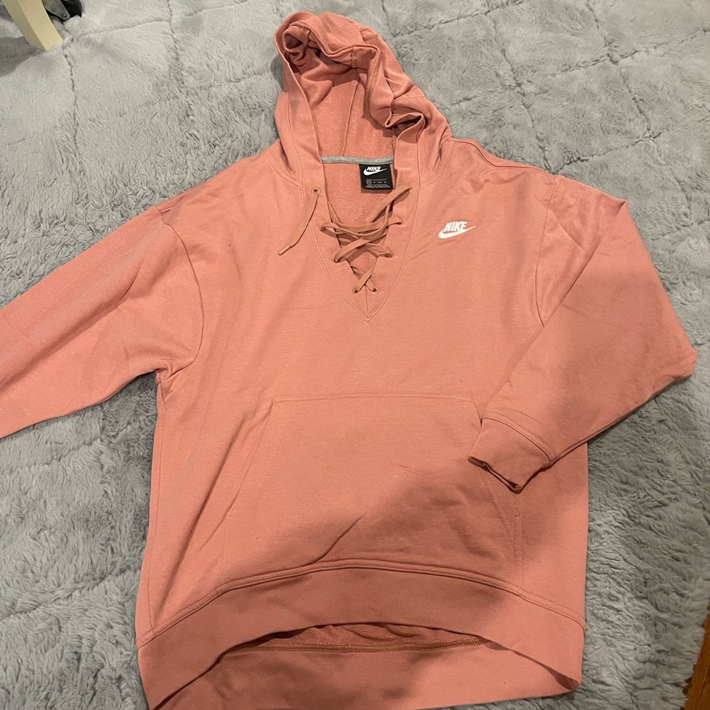 NIKE lace up sweatshirt